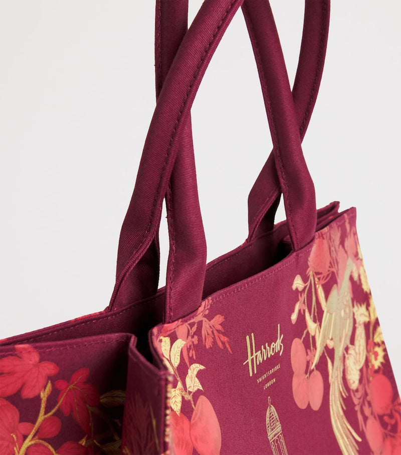 Harrods cotton tote bag, imported from the UK