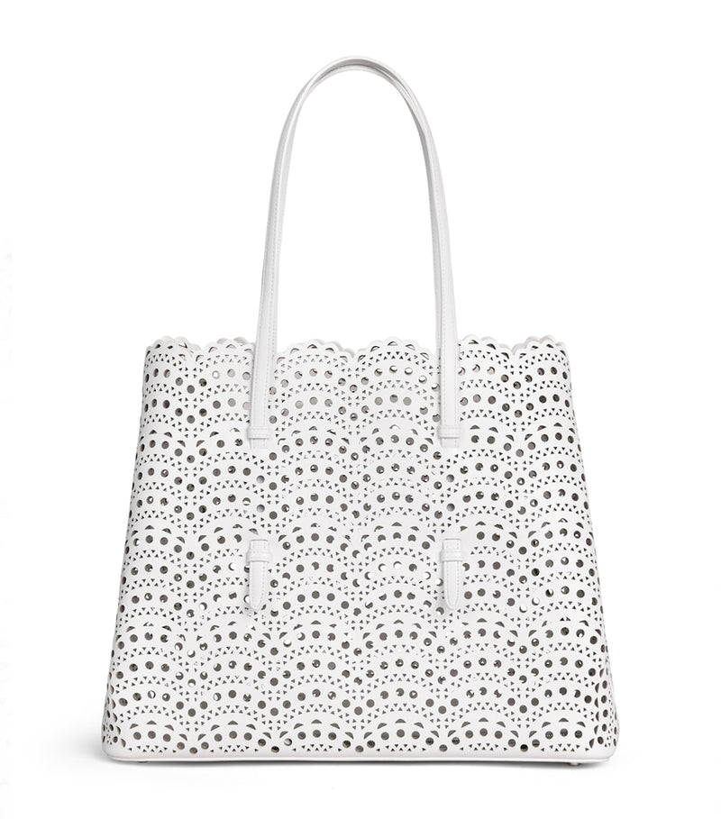 Alaïa Mina Vienne leather top handle bag, imported from the UK