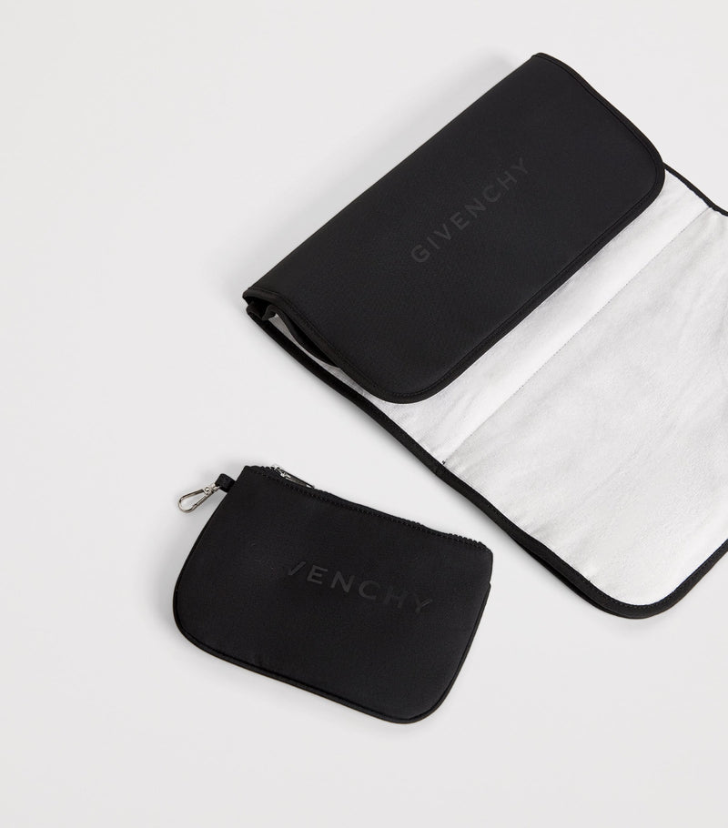 Givenchy kids canvas changing bag with embossed logo and accessories, 30x42x16cm, UK version