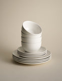 M&S 12-piece stoneware dinner set, imported from the UK