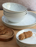 12 piece Kiln stoneware dinner set, imported from the UK