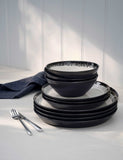 12 Piece Reactive Glaze Dinner Set