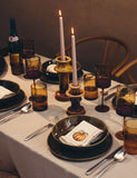 M&S 12 piece stoneware dinner set with reactive glaze, imported from the UK