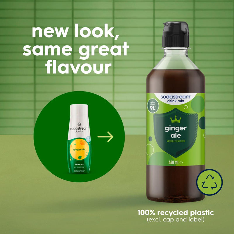 Sodastream Classics ginger ale drink mix 440ml - British product