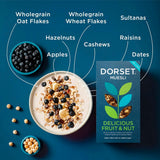 Dorset Cereals fruit and nut muesli 500g, imported from the UK