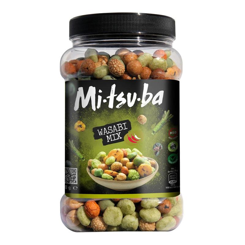 Mitsuba wasabi savoury snack mix 800g, imported from the UK