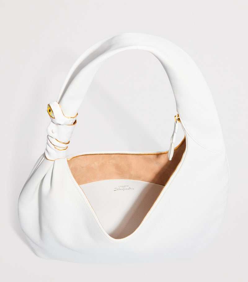 Schiaparelli calfskin Soufflé shoulder bag, imported from the UK