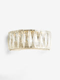 Aria clear wall light with faceted crystals, imported from the UK