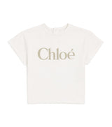 Chloé Kids Logo Short Sleeve T-Shirt (6-36 Months)