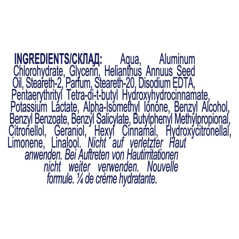 Dove Original roll-on deodorant 6x50ml - British product