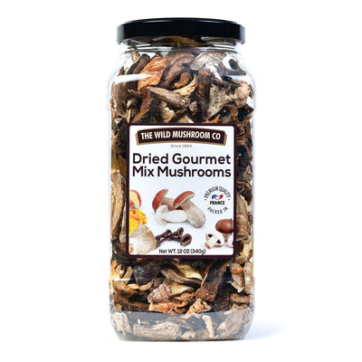 Costco UK The Wild Mushroom Co Dried Gourmet Mix Mushrooms 340g- Buy online at McGrocer