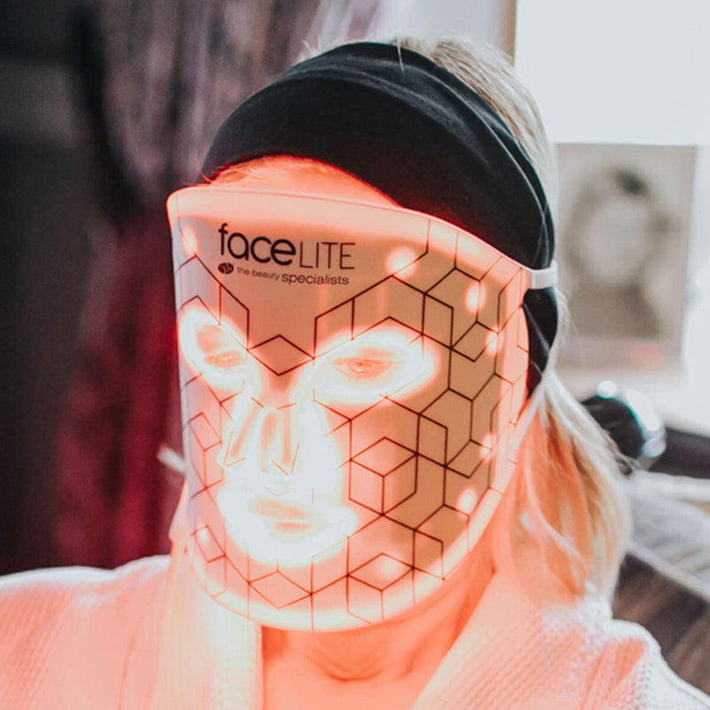 Rio faceLite LED face mask, imported from the UK