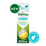 ASDA Tropicana Hydrate+ Pineapple Fruit Juice with Coconut Water 850ml- Buy online at McGrocer
