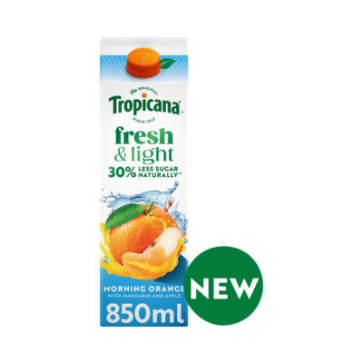 Tropicana Morning Orange juice blend drink 850ml - British product