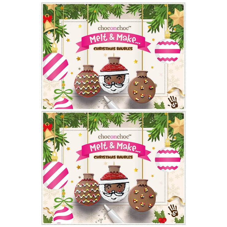 Choc on Choc Make your Own Chocolate Baubles 2 x 300g