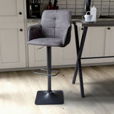 Costco UK Shankar Orion Light Grey Fabric Bar Stool 2 Pack- Buy online at McGrocer