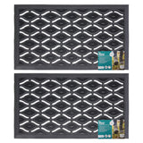 Costco UK JVL Elipses Eyes Rubber Door Mat, 40 x 70 cm - 2 Pack- Buy online at McGrocer