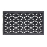 JVL rubber door mat 40x70 cm 2-pack - British product