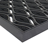 JVL rubber door mat 40x70 cm 2-pack - British product