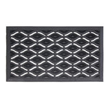 JVL rubber door mat 40x70 cm 2-pack - British product