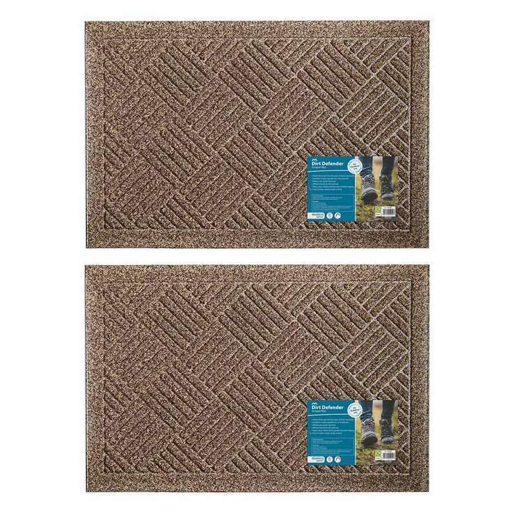 JVL door mat 2-pack 40x60 cm, UK version