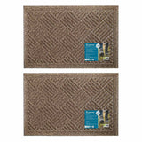 Costco UK JVL Dirt Defender Door Mat in Beige, 40 x 60 cm - 2 Pack- Buy online at McGrocer