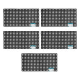 Costco UK JVL Rondo Contract Rubber Floor Mat 100 x 50 cm 5 Pack- Buy online at McGrocer