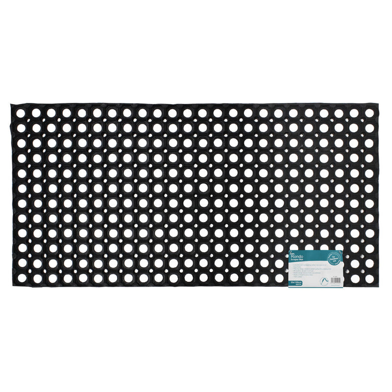JVL rubber floor mat 100x50cm 5 pack, UK version