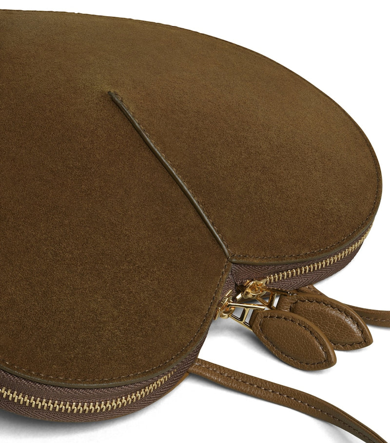 Alaïa Mini Suede Le Coeur shoulder bag (British brand)