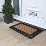 JVL heavy duty coir door mat 45x75cm 2 pack, UK version