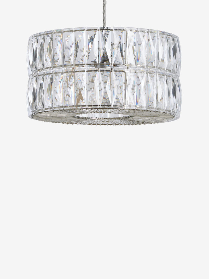 Aria clear crystal lamp shade, imported from the UK