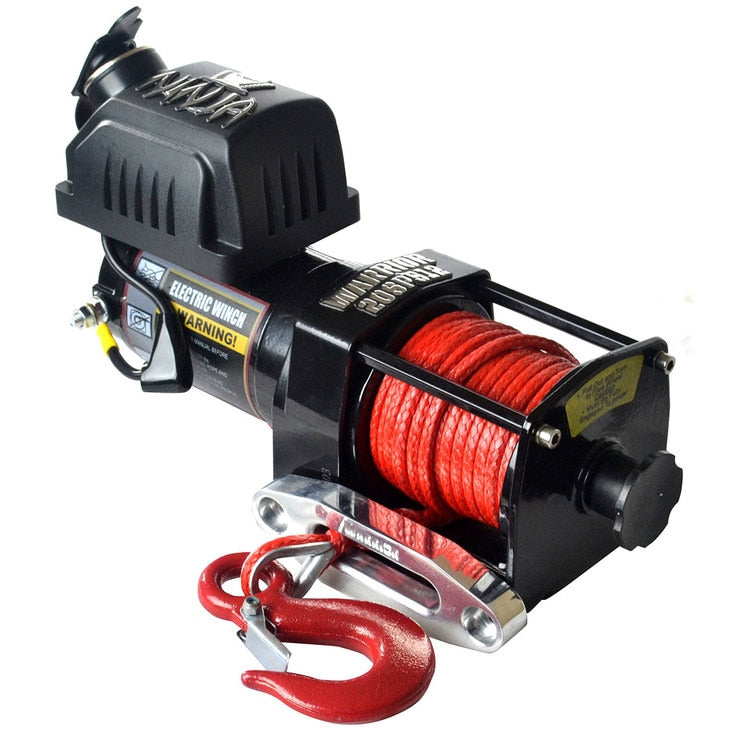 Warrior Ninja 2000 synthetic rope electric winch - British product