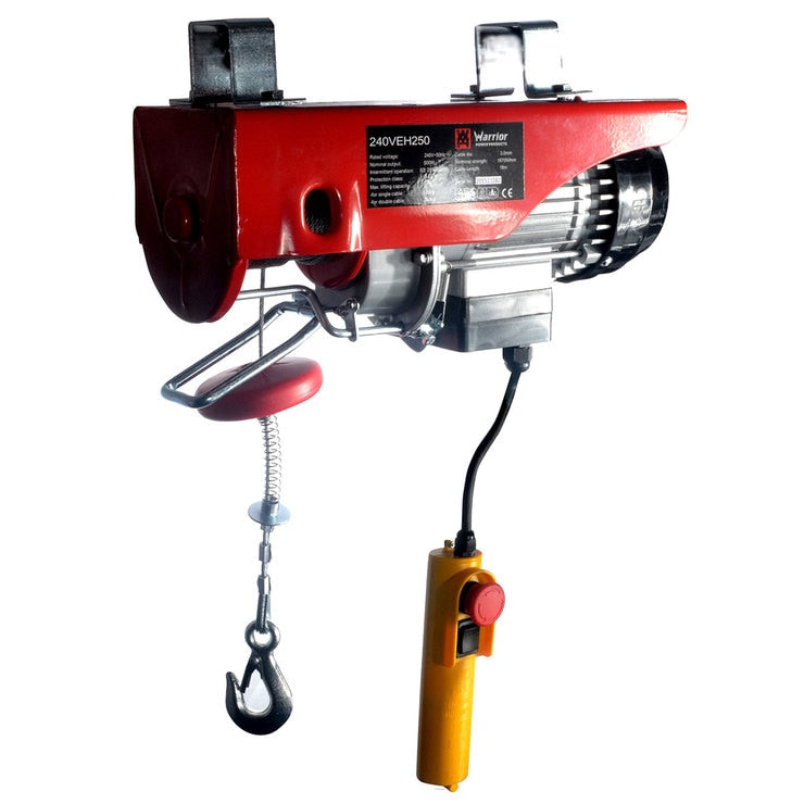 Warrior electric hoist 240V 250kg, UK version
