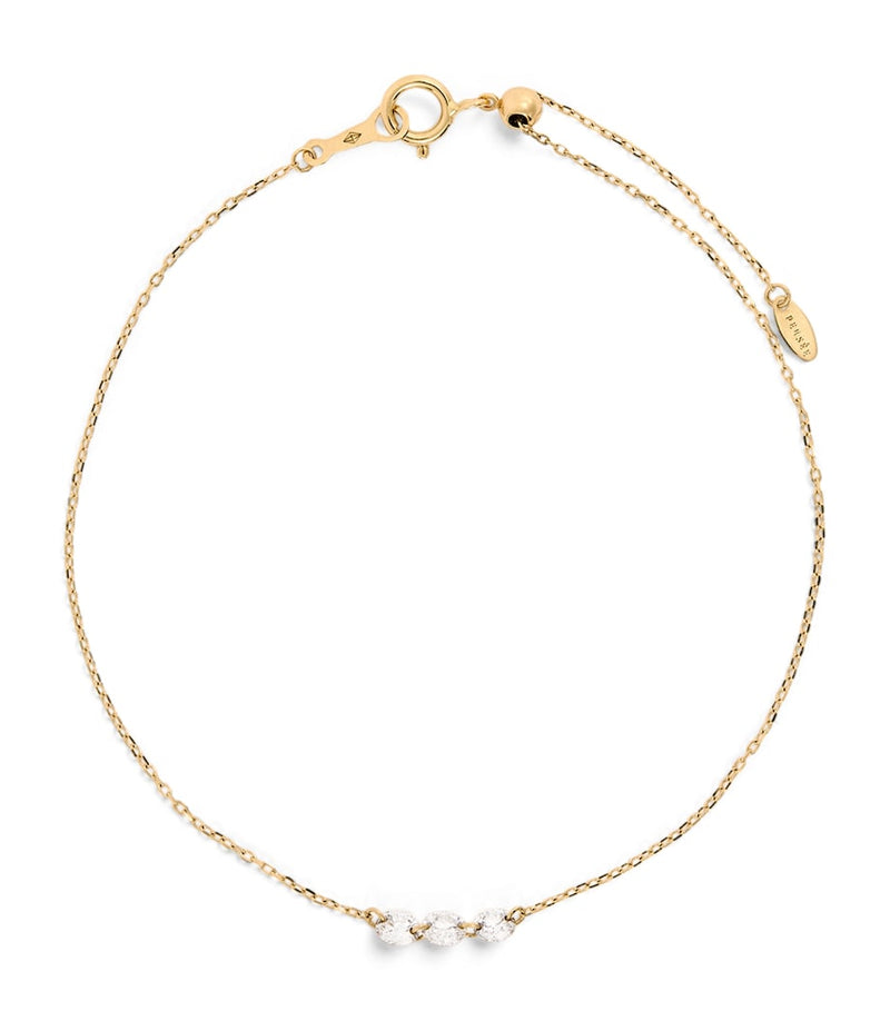Persée Danaé yellow gold diamond bracelet (British brand)