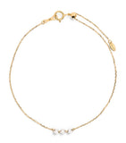Persée Danaé yellow gold diamond bracelet (British brand)