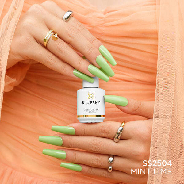 Bluesky gel polish mint lime 10ml - British product