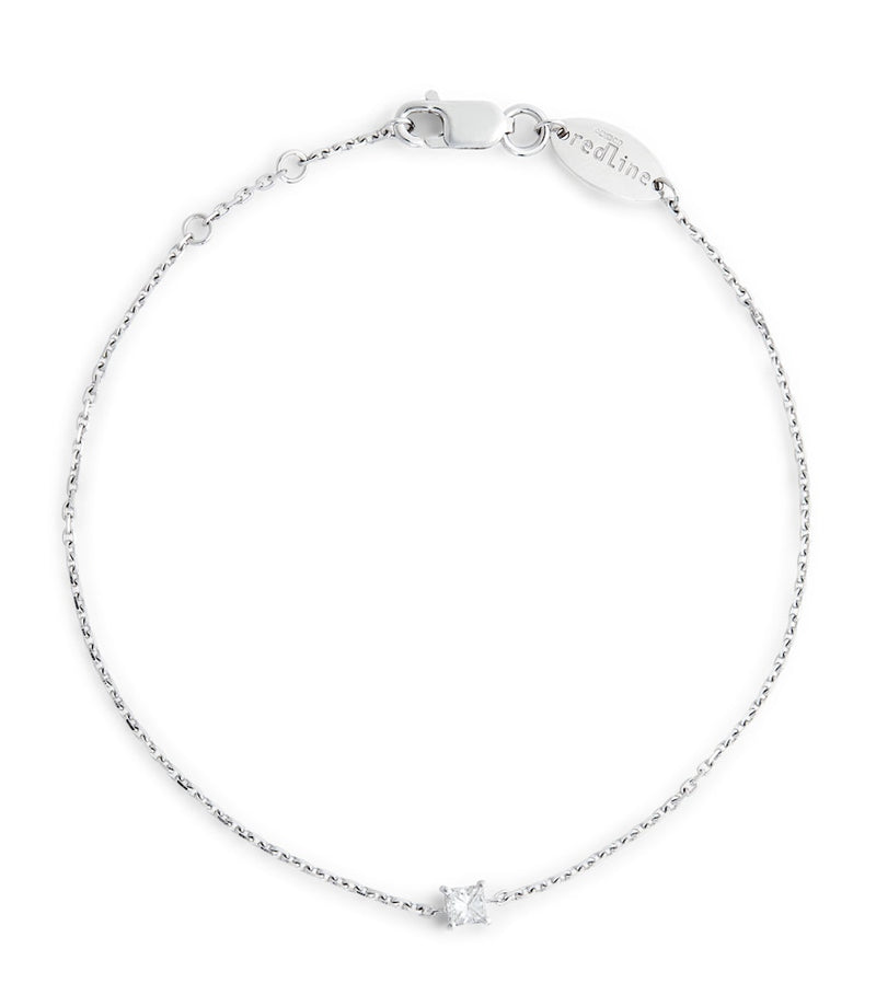 Redline white gold diamond Princesse bracelet, imported from the UK