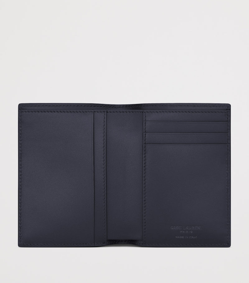Saint Laurent calfskin logo bifold wallet - British product