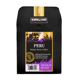 Costco UK Kirkland Signature Peru Medium Roast Whole Coffee Beans 907g- Buy online at McGrocer