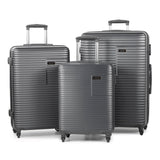 Rock 3 piece hardside luggage set - British product