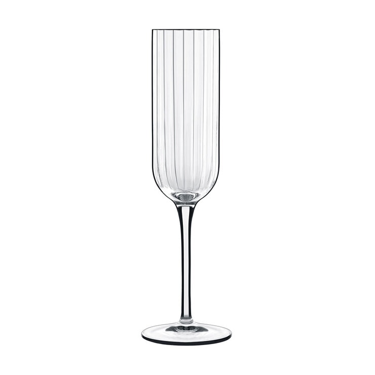 Luigi Bormioli Bach flute glasses 210ml 8 pack (British brand)