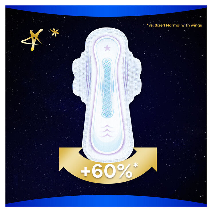 Always Ultra Night Quattro sanitary towels 36 Pack - British product
