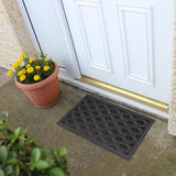 JVL rubber door mat 40x70 cm 2-pack - British product