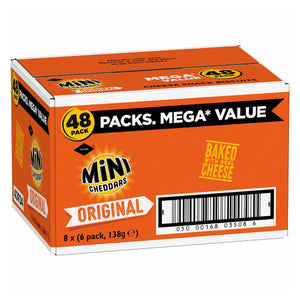 Jacobs Mini Cheddars Original Cheese Biscuits 48 x 23g