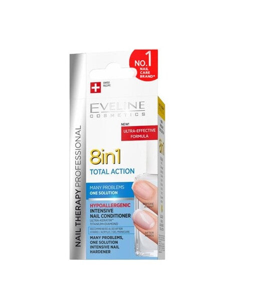 Eveline 8 In 1 Intensive Nail Conditioner 12ml - British product