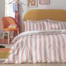 Habitat Summer Haze Stripe Pink duvet cover set double, UK version
