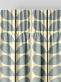 Orla Kiely blue two colour stem curtains, imported from the UK