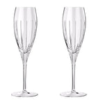 Christofle crystal champagne flutes Iriana set of 2, UK version