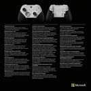 Xbox Elite Wireless Controller Series 2 Core White gaming controller (British brand)