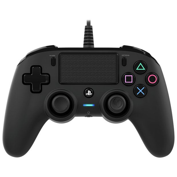 Nacon PS4 wired compact controller black (British brand)